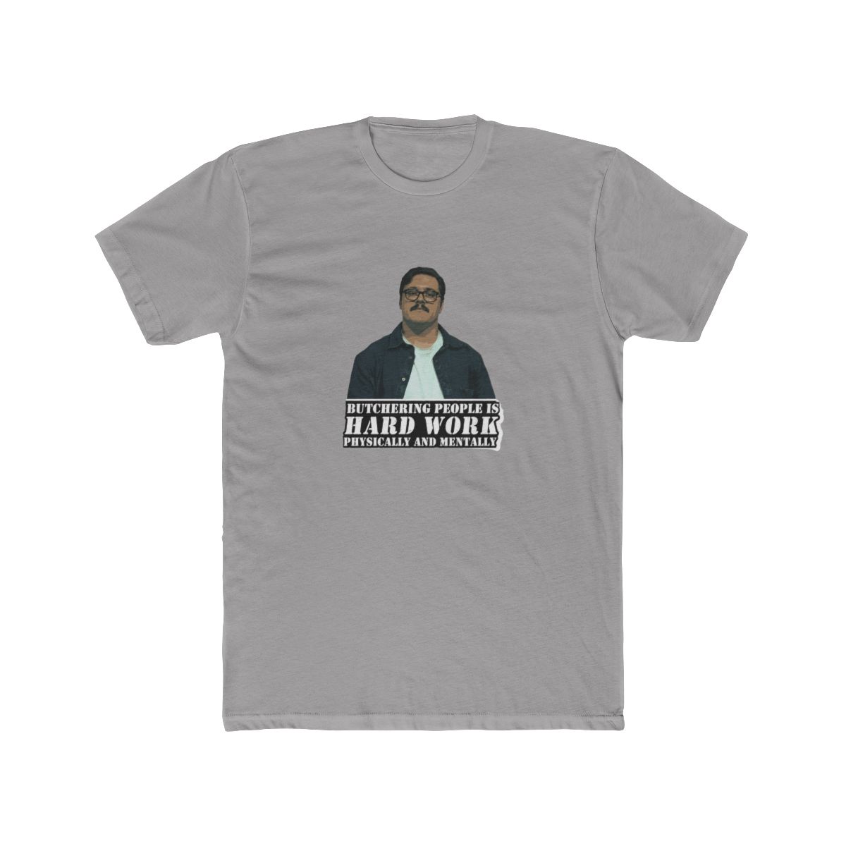 New Mindhunter Ed Kemper Butchering Black Tshirt Size S- 2XL - Official t-shirts merchandise