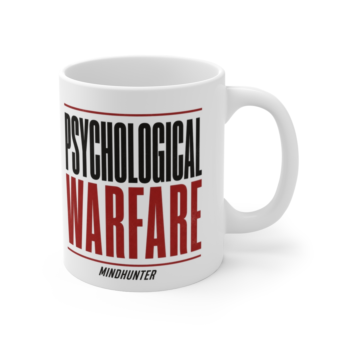 Mindhunter "Psychological Warfare" White Mug - Mindhunter official Mugs & Drinkware merch