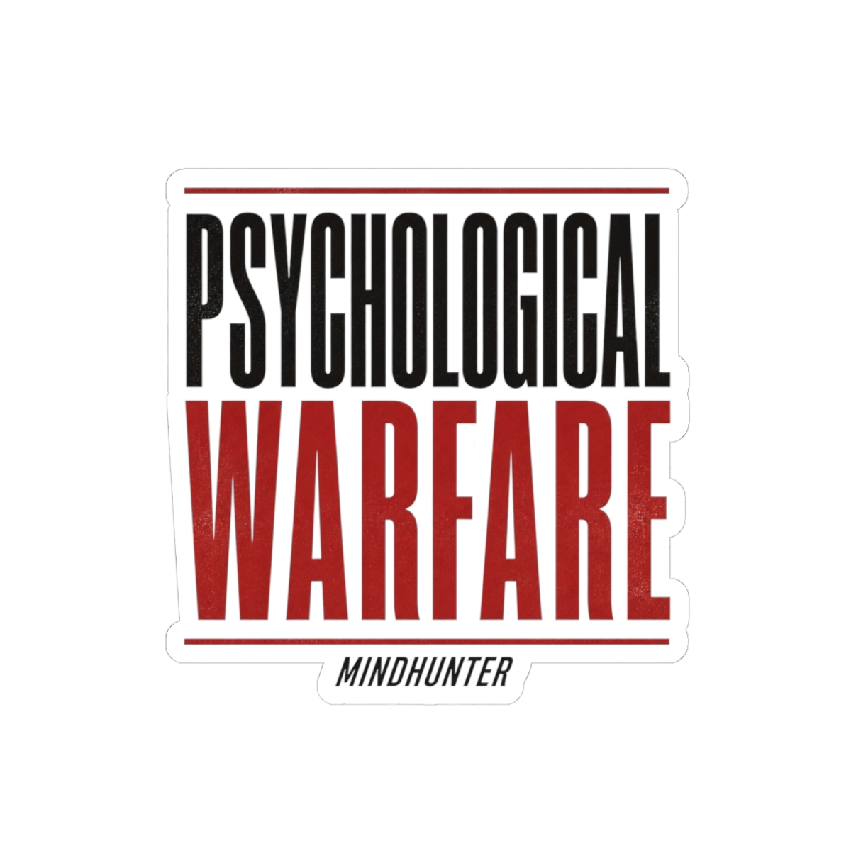 Mindhunter "Psychological Warfare" Sticker