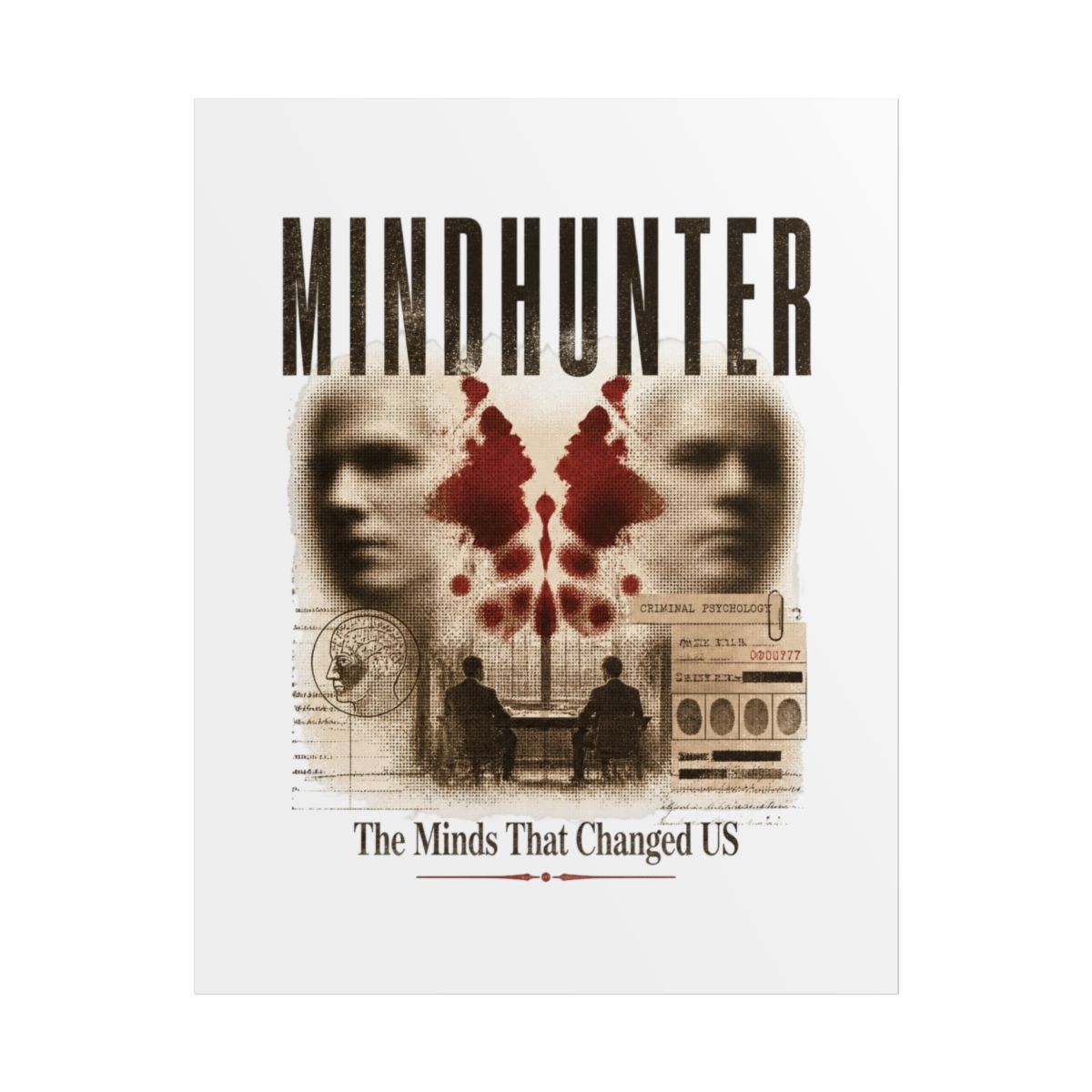 Mindhunter "The Minds That Changed US" Poster